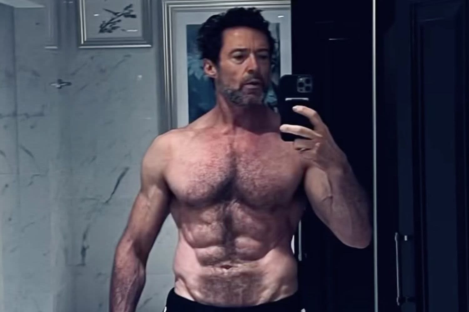 Hugh Jackman Shares Insanely Ripped ‘Wolverine’ Thirst Trap: ‘I Am Grateful’