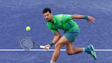 Novak Djokovic overcomes some tense moments in first match back at Indian Wells