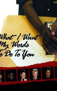 What I Want My Words to Do to You: Voices From Inside a Prison