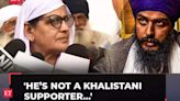 Amritpal Singh’s mother Balwinder Kaur backs his son, says 'He’s not a Khalistani supporter…'