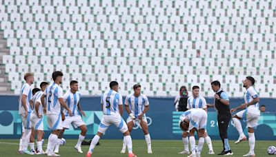 Olympic football CHAOS as Argentina and Morocco return to finish match