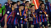 Supercopa de España: Barcelona celebró su primera conquista sin Messi, con una paliza frente a Real Madrid