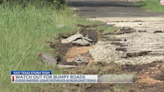 Recent flood waters cause potholes throughout East Texas