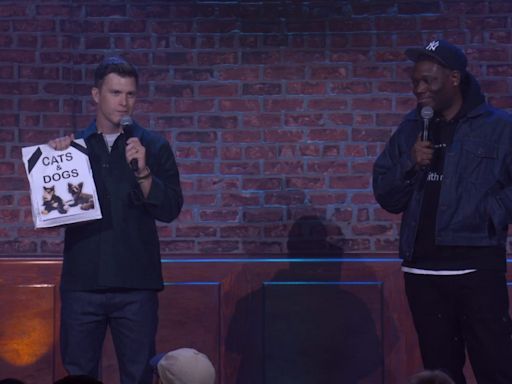 Colin Jost Roasts ‘My Guy’ Trump in Live Special With Michael Che