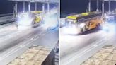 Video: Bus Driver Dragged For 1km After Confronting Another Bus Driver Over Minor Collision In AP's Chittoor, ...