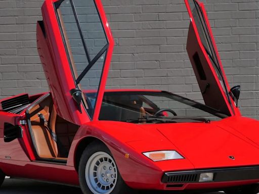 Sir Rod Stewart's treasured Lamborghini Countach is up for grabs