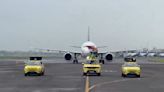 Team India Receives Grand Water Cannon Salute At Mumbai Airport: WATCH Video