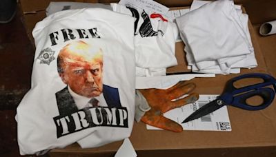 Trump Merch Sellers Prep for Verdict With ‘Free Trump’ Shirts