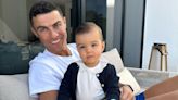 Cristiano Ronaldo Cuddles 9-Month-Old Baby Daughter Bella in Cute Photo: 'Strong and Delicate'