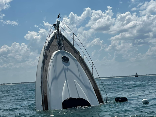 Luxury 80ft sports yacht sinks off Florida coast triggering coast guard rescue