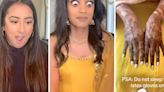 Bride-to-be shocks family when she reveals bridal mehndi gone terribly wrong: ‘I would cry’