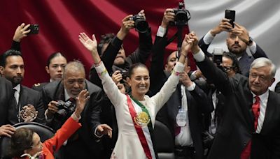 Claudia Sheinbaum sworn in as 1st female president of Mexico