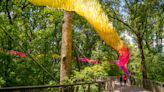 Take to the sky: 'Flora in Flight' brings aerial art to New England Botanic Garden