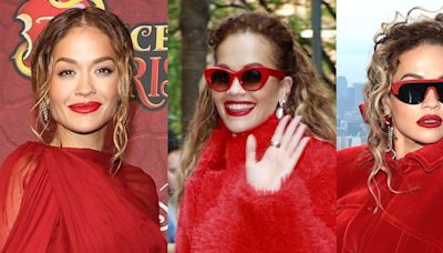 Rita Ora Slays In Red During Promo Week – Here’s Why She Wore Red For Every Outfit Change!