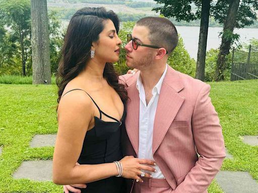 Nick Jonas and Priyanka Chopra Share Loved Up Photo from Family Wedding