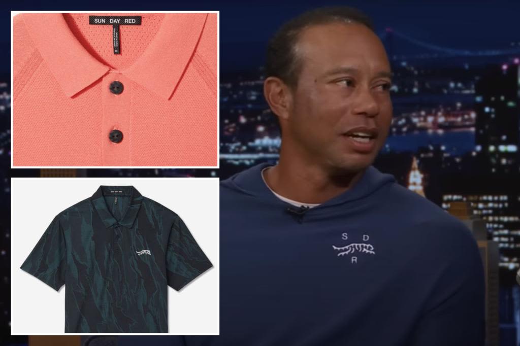 Tiger Woods’ new Sun Day Red clothing line unveils costly items ranging up to $200