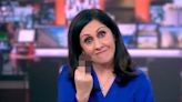 BBC News presenter apologizes for flipping middle finger on air