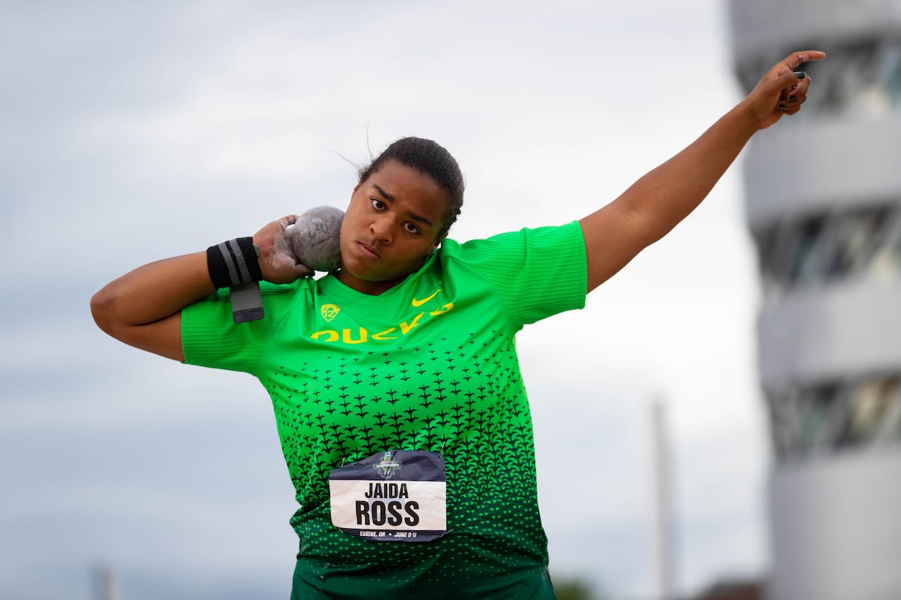 Oregon’s Jaida Ross captures NCAA title in women’s shot put