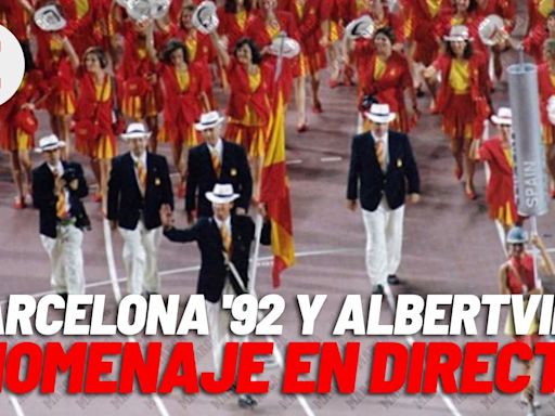 Homenaje a los deportistas españoles que participaron en los Juegos Olímpicos de Barcelona 1992 y Albertville