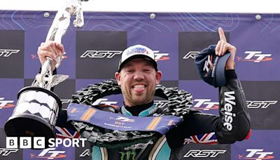 Isle of Man TT: Hickman wins dramatic Superbike race as Dunlop denied