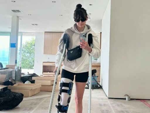 Nina Dobrev shares recovery update after being hospitalised with bike injury