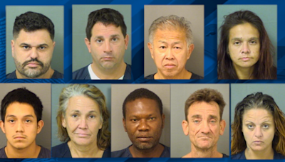 West Palm Beach police arrest ten people in undercover prostitution sting