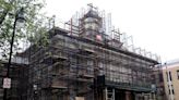 Ulster County Courthouse encased in scaffolding - Mid Hudson News