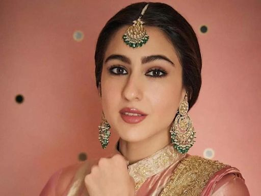 Sara Ali Khan channels Barbie vibes in stunning pink dress at event | Hindi Movie News - Times of India