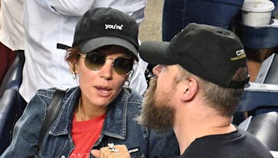 Lily Allen enjoys date night with David Harbour at baseball game