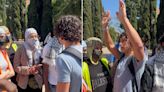 Video shows anti-Israel protesters block Jewish student from getting to class; UCLA responds