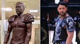 Russell Crowe Raves About Chocolate Statue of His 'Gladiator' Character: 'Available to Eat'