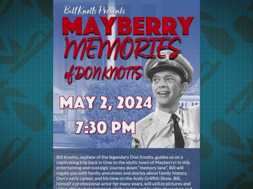 Mayberry Memories of Don Knotts Heads to Manoa Valley Theatre