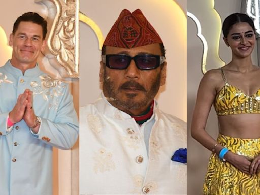 Anant Ambani-Radhika Merchant Wedding: John Cena impresses in sherwani, Ananya Panday, Rajkummar Rao-Patralekhaa and more arrive for couple's big day