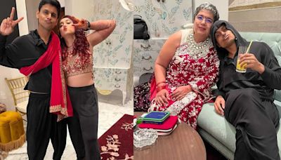 Aamir Khan's daughter Ira Khan shares hilarious pre-wedding reception pics ft. hubby Nupur Shikhare and mother Reena Dutta - Times of India