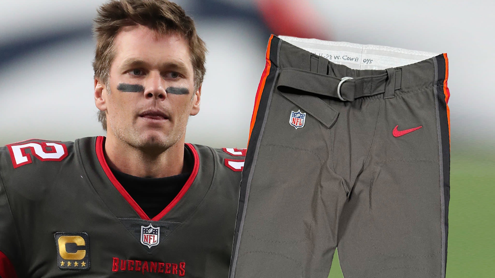 Tom Brady's Buccaneers Pants From Final NFL Game Hit Auction Block