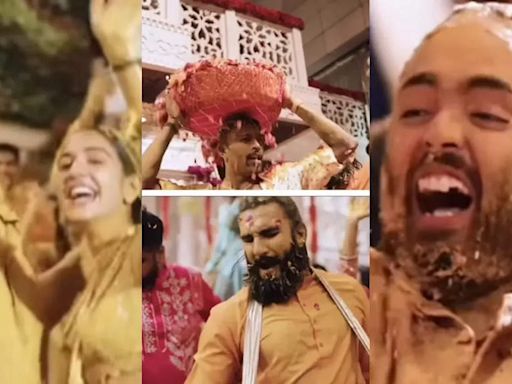 ...Hardik Pandya-Ranveer Singh, Anant Ambani and Radhika Merchant's haldi ceremony was filled with laughter, love and fun moments | Hindi Movie News - Times of India