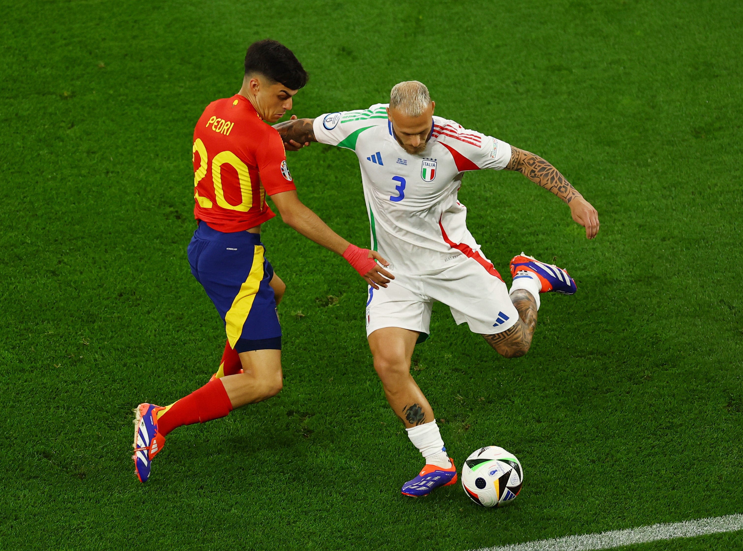 Spain vs. Italy highlights: Spain wins Euro 2024 showdown with own goal, score