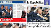 Trump assassination attempt dominates front pages around the world