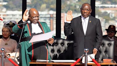 Cyril Ramaphosa is sworn in for a 2nd term as South African president