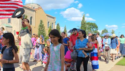 Catholics of all ages join in National Eucharistic processions in St. Louis