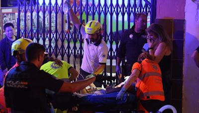 El derrumbe de un edificio en Palma, en imágenes