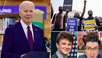 Inside the Biden White House's secret briefing to TikTokers on student loans: Young influencers told they will never have to pay back their debts - but not all are convinced