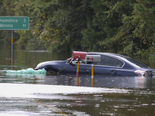 Texas flood map shows danger zones, live rainfall