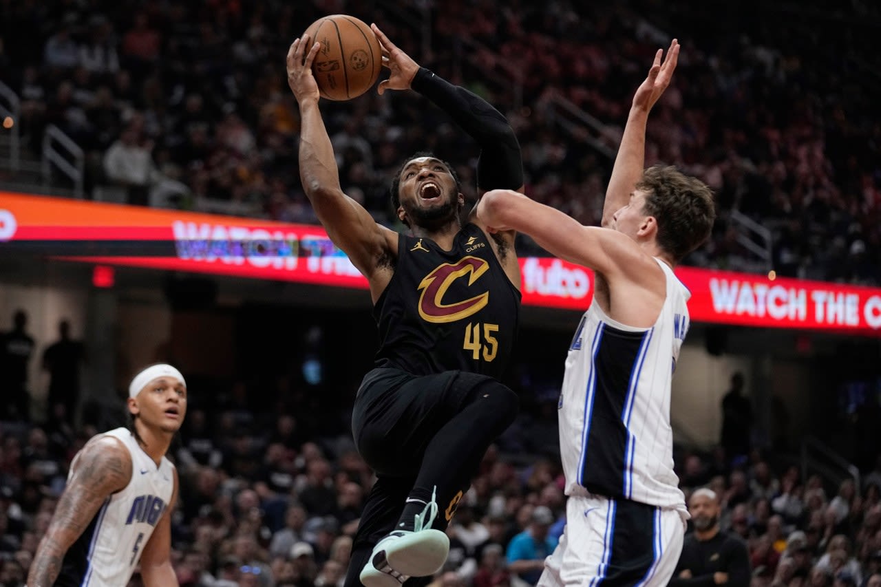 Donovan Mitchell scores 39 points as Cavaliers push past Magic 106-94 in Game 7 to get Boston next