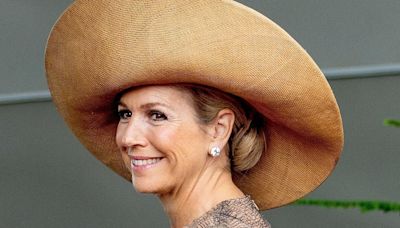 Maxima des Pays-Bas avec son chapeau préféré à La Haye