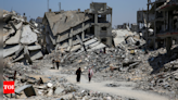 Bodies trapped in Gaza City under Israeli assault as mediators push for truce - Times of India