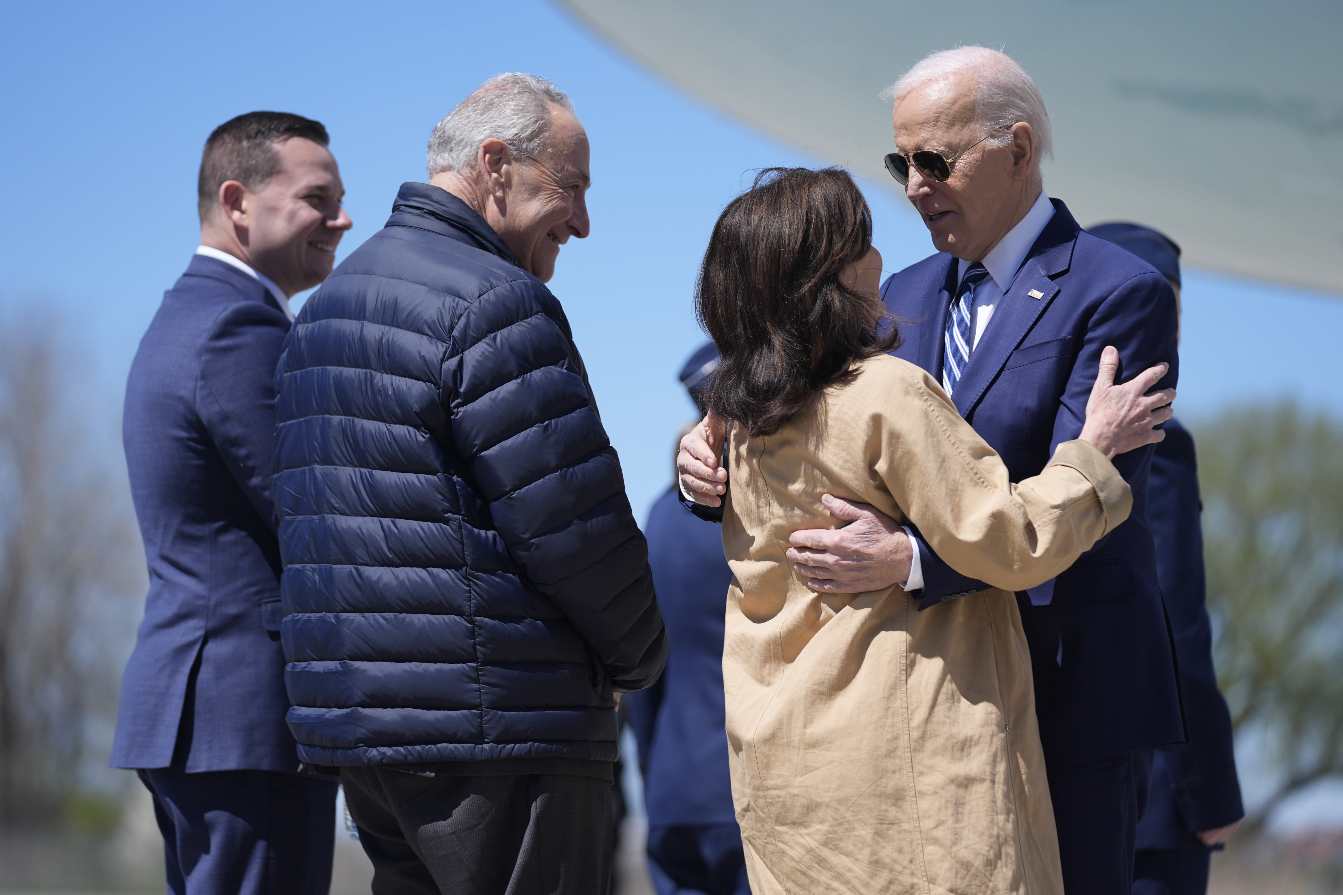 Biden visits Syracuse as NYC campus chaos grows