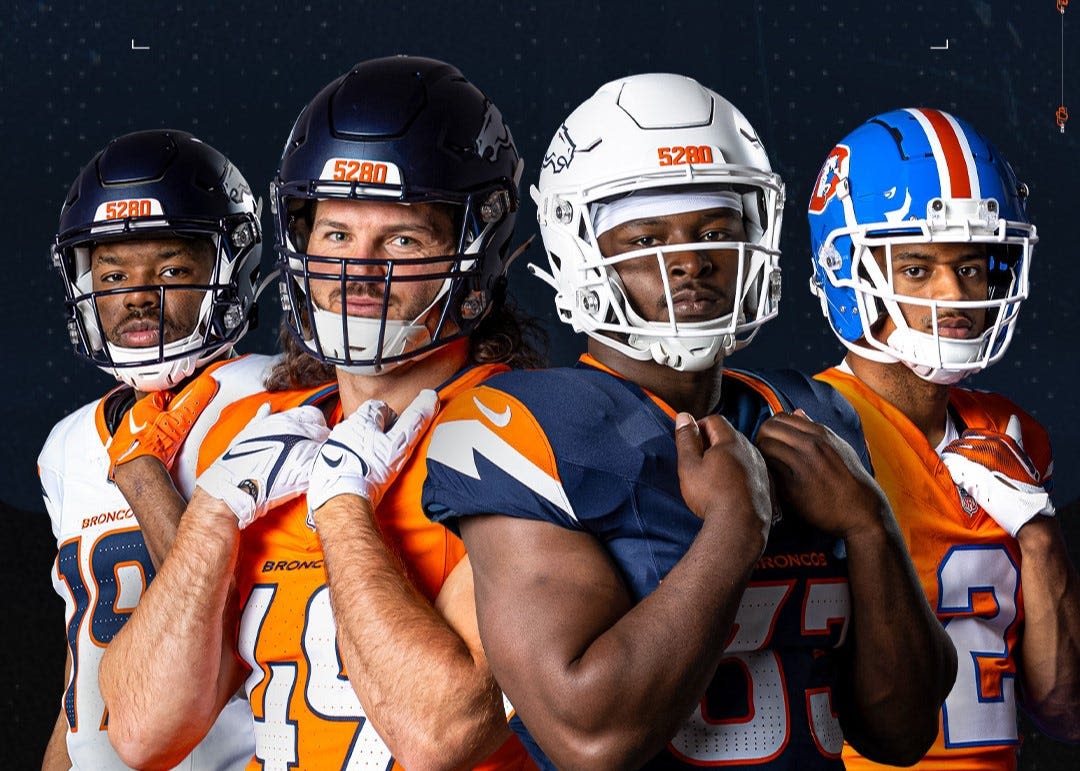 Broncos announce uniform schedule for 2024 season