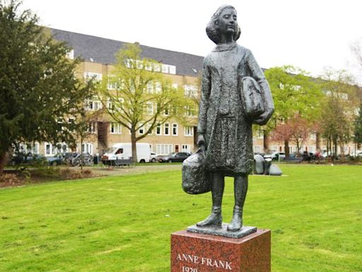 Anne Frank monument defaced with ‘Gaza’ graffiti in Amsterdam | CNN