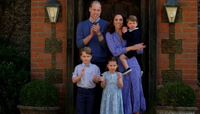 Kate Middleton and Prince William Share Rare Photo of Kids Charlotte and Louis at Home